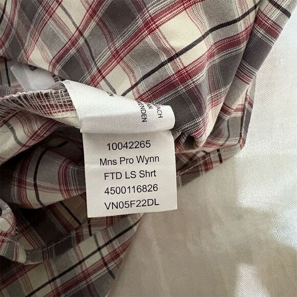 Carhartt Men's L Plaid Long Sleeve Button-Up Shirt - Picture 13 of 13